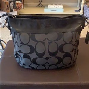 Black Coach Purse w/ Matching Wallet